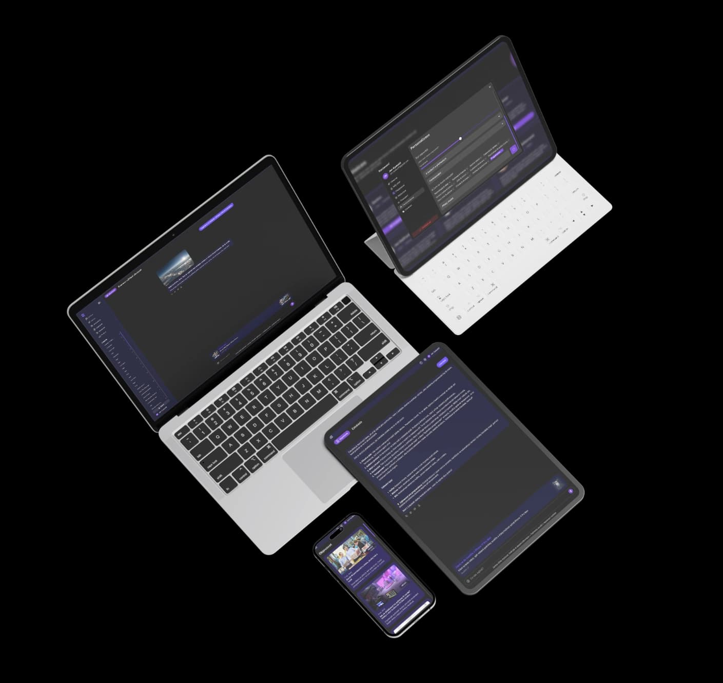 Zantra APP – mockup